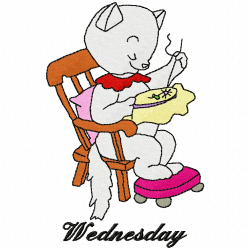 Cats Embroidery Design 3 Cats Embroidery Design 3